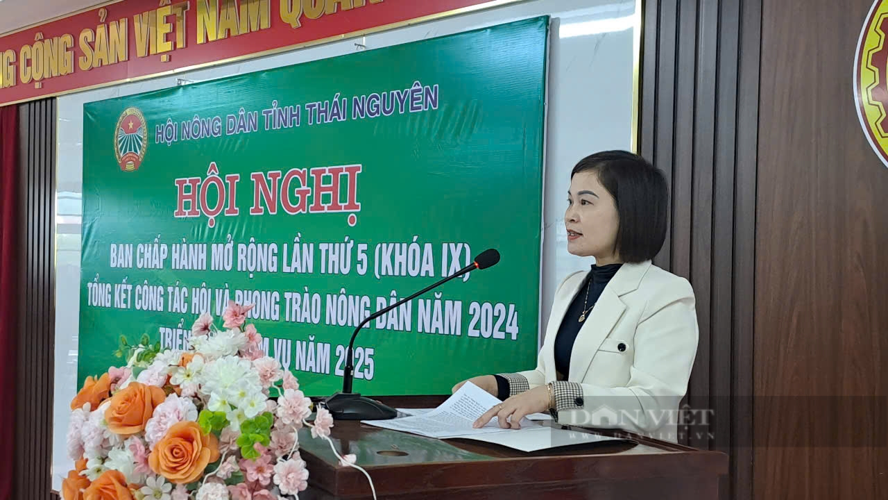 Hội Nông dân tỉnh Thái Nguyên tổng kết công tác hội và phong trào nông dân năm 2024 - Ảnh 4.