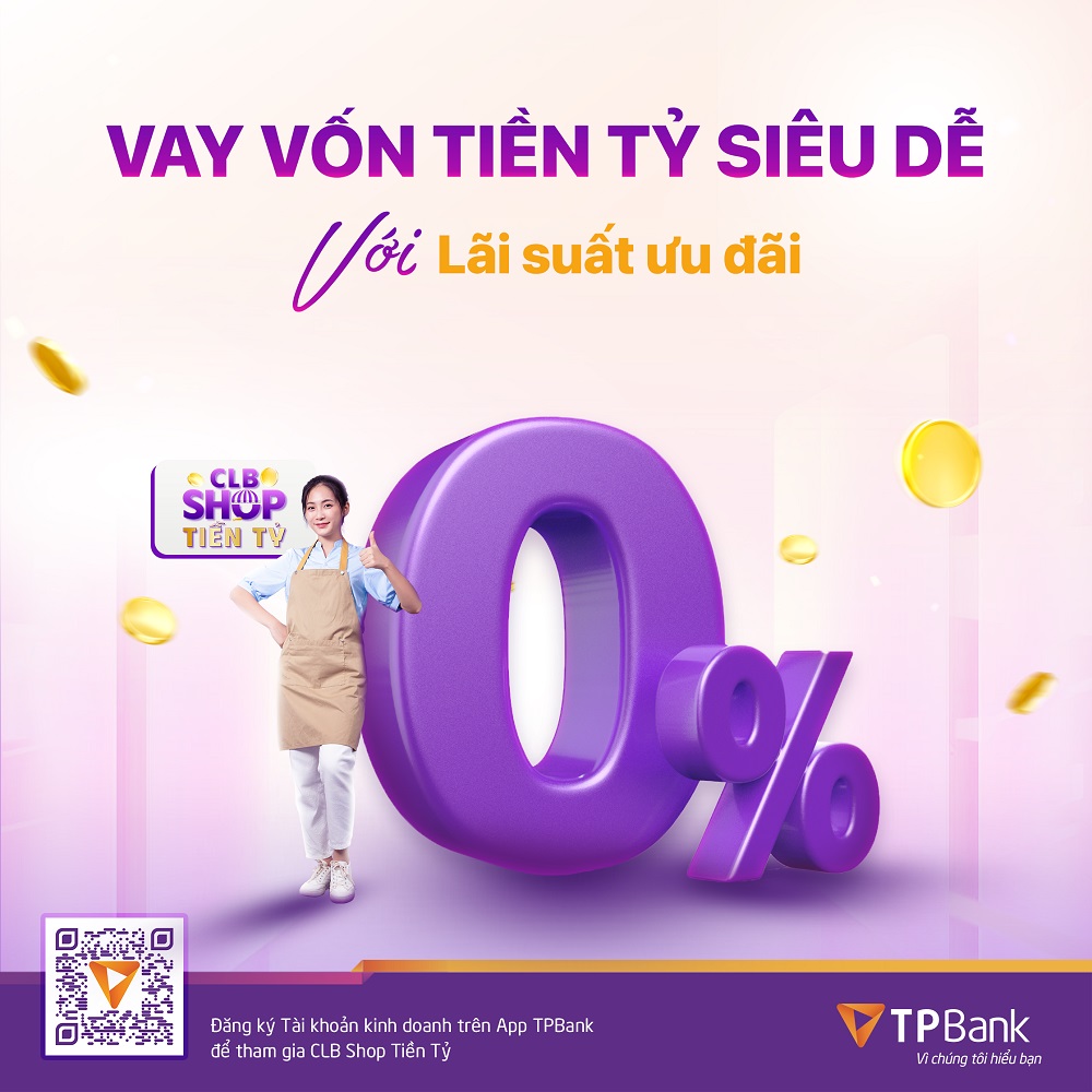 TPBank hỗ trợ doanh nghiệp bứt phá: Vay tiền tỷ, lãi 0% trong 6 tháng