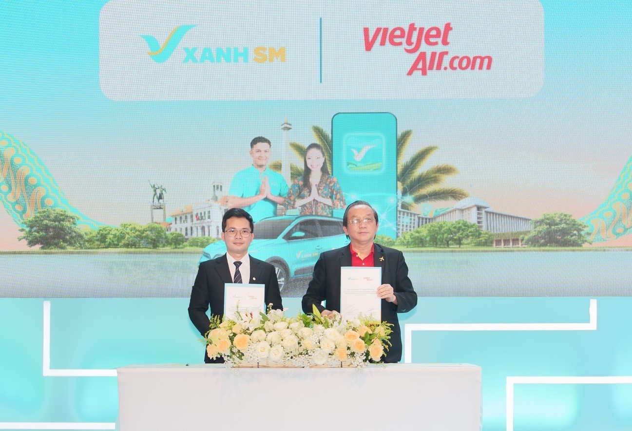 Vietjet hợp tác với Xanh SM, thúc đẩy giao thông bền vững giữa Việt Nam và Indonesia - Ảnh 2.