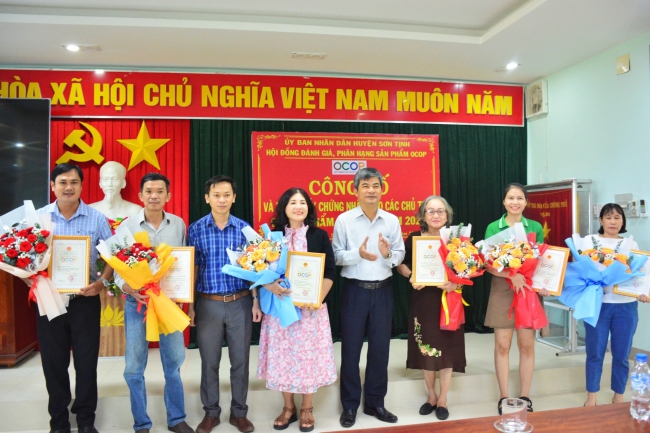 Quảng Ngãi: Huyện Sơn Tịnh đẩy mạnh phát triển Chương trình OCOP từ thế mạnh nông nghiệp- Ảnh 1.