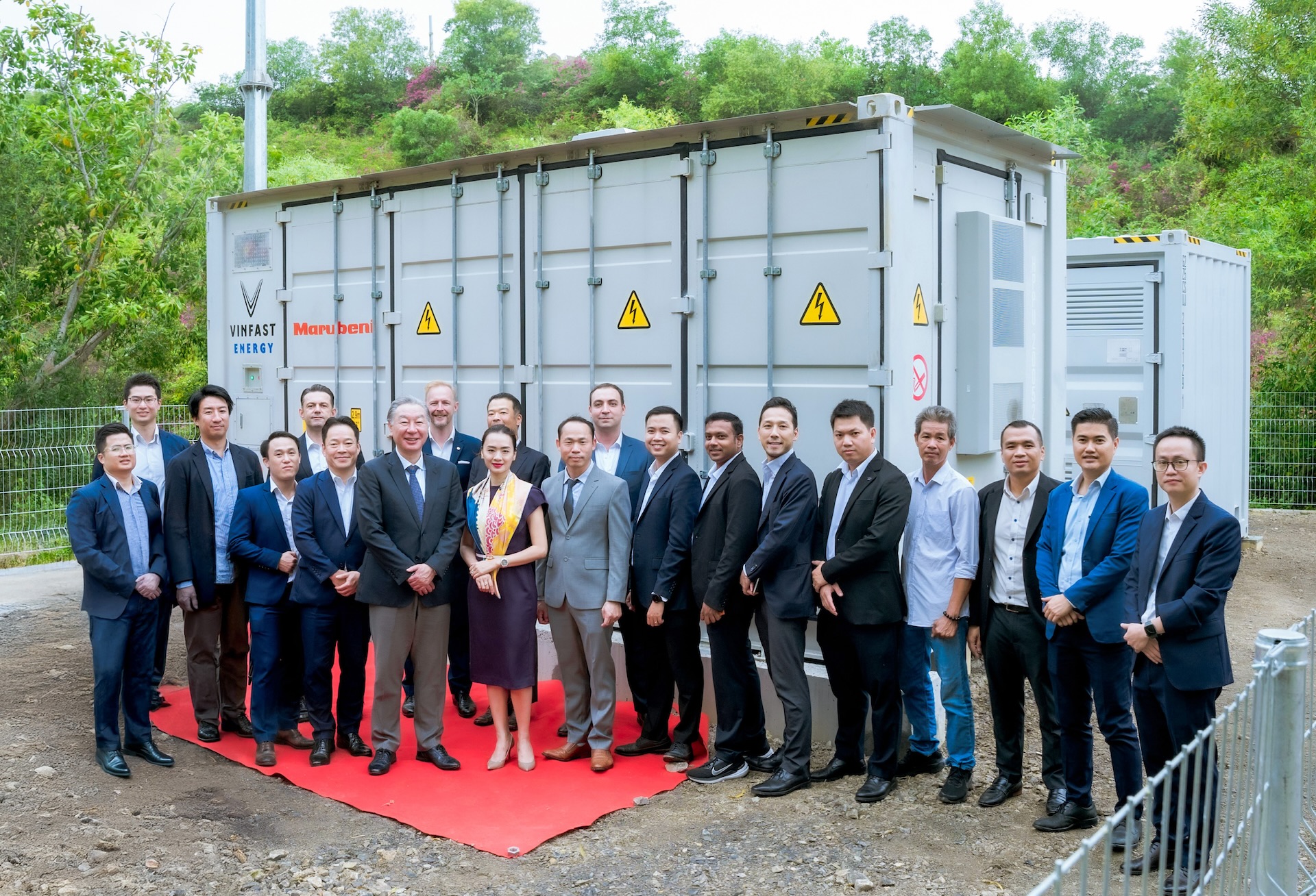 VinFast Energy và Marubeni khánh thành dự án pin lưu trữnăng lượng tại Nha Trang - Ảnh 1.