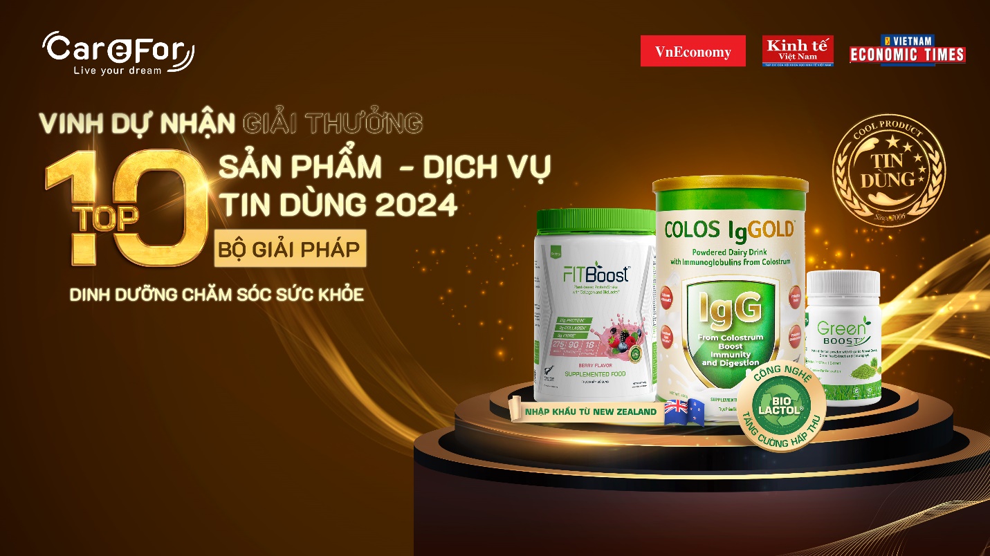 Các sản phẩm của Care For Việt Nam được vinh danh Top 10 nhóm chăm sóc sức khỏe tin dùng Việt Nam- Ảnh 1.