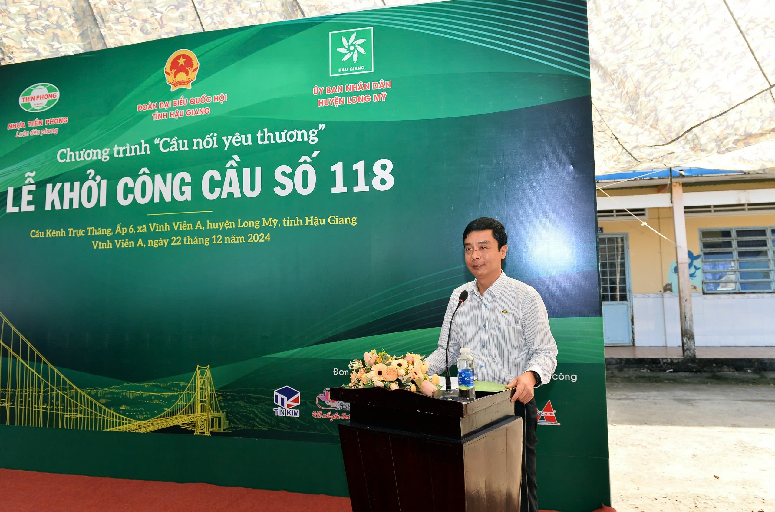 Nhựa Tiền Phong khởi công Cầu nối yêu thương số 118 tại tỉnh Hậu Giang- Ảnh 3.