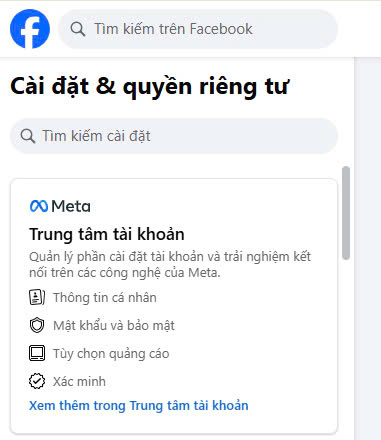 Cách xác thực danh tính tài khoản Facebook bằng số điện thoại và căn cước công dân - Ảnh 2.