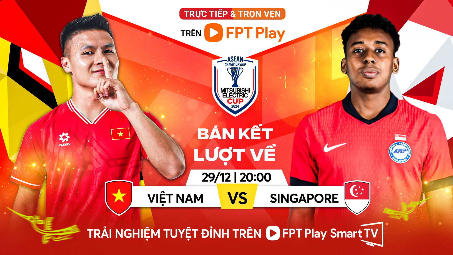 Việt Nam vs Singapore (20h ngày 29/12): Hiệu quả là trên hết - Ảnh 1.