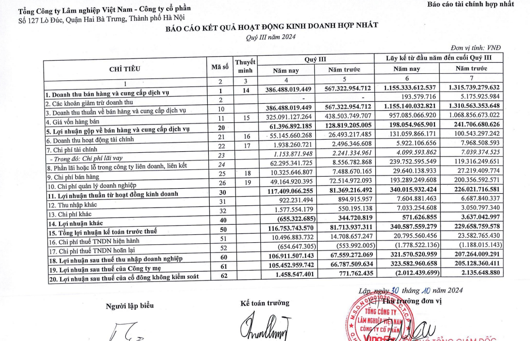 "Sức khỏe" 5 tập đoàn, tổng công ty nông nghiệp trước khi về lại Bộ: Vinafor-doanh nghiệp lãi Top đầu ngành gỗ - Ảnh 2.