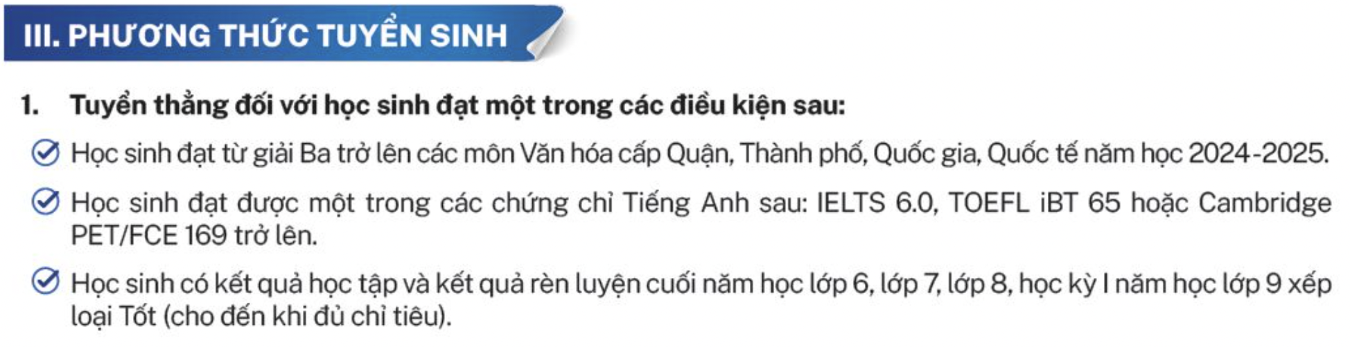 Chứng chỉ IELTS được tuyển thẳng, cộng ưu tiên vào một số trường THPT "hot" ở Hà Nội năm 2025 - Ảnh 2.