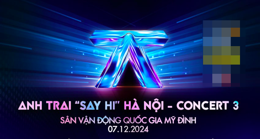 Thống nhất tổ chức sự kiện âm nhạc Anh trai "Say hi" Hà Nội - Concert 3, 4 tại sân Mỹ Đình - Ảnh 1.