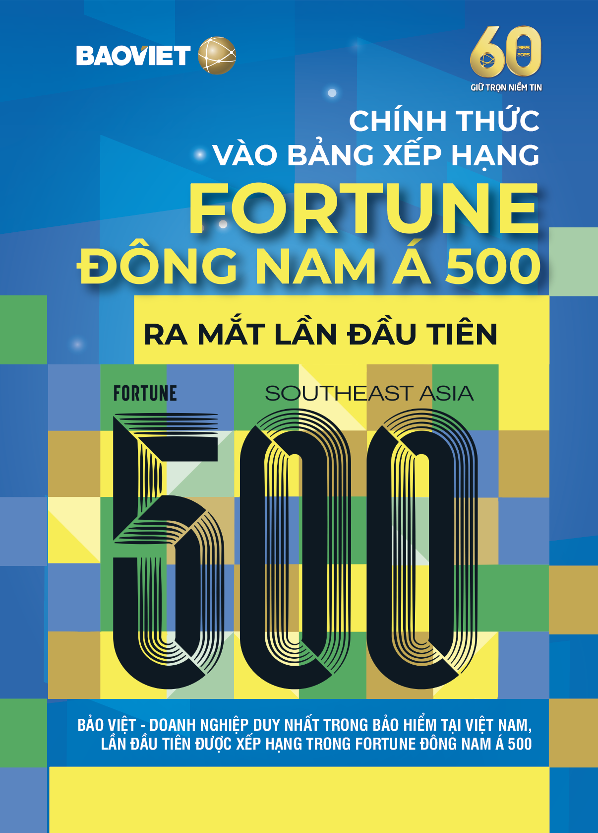 Tập đoàn Bảo Việt (BVH) nằm trong top Fortune 500 của Đông Nam Á do Tạp chí Fortune bình chọn - Ảnh 1.