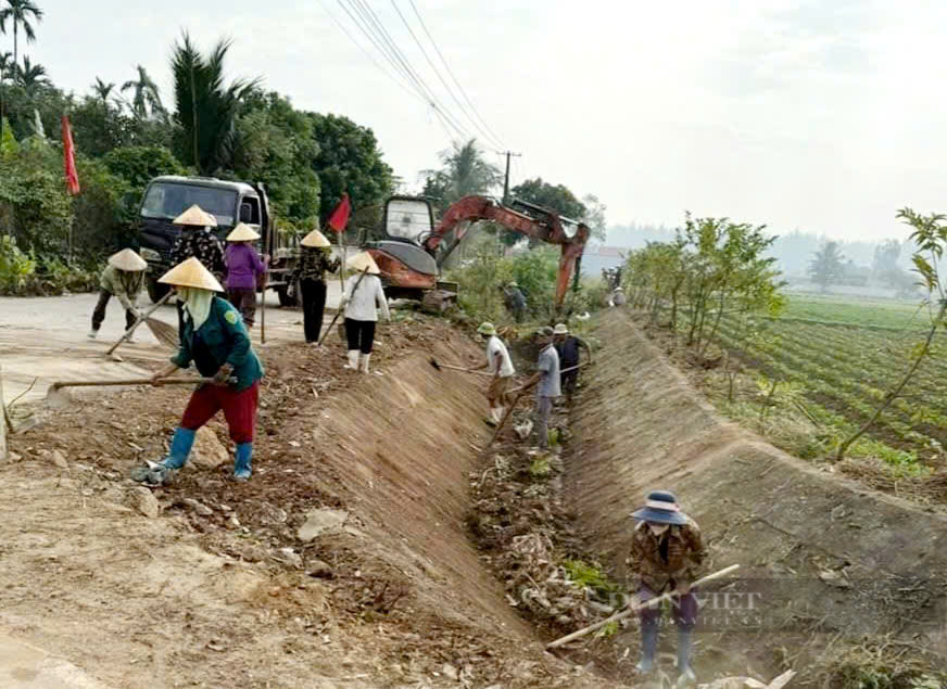 Thanh Hóa: Đồng loạt ra quân nạo vét kênh mương, khơi thông dòng chảy - Ảnh 1.