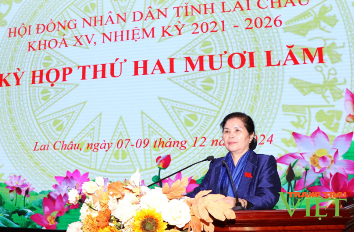 Lai Châu: Bế mạc kỳ họp thứ hai mươi lăm, HĐND tỉnh khóa XV - Ảnh 2.