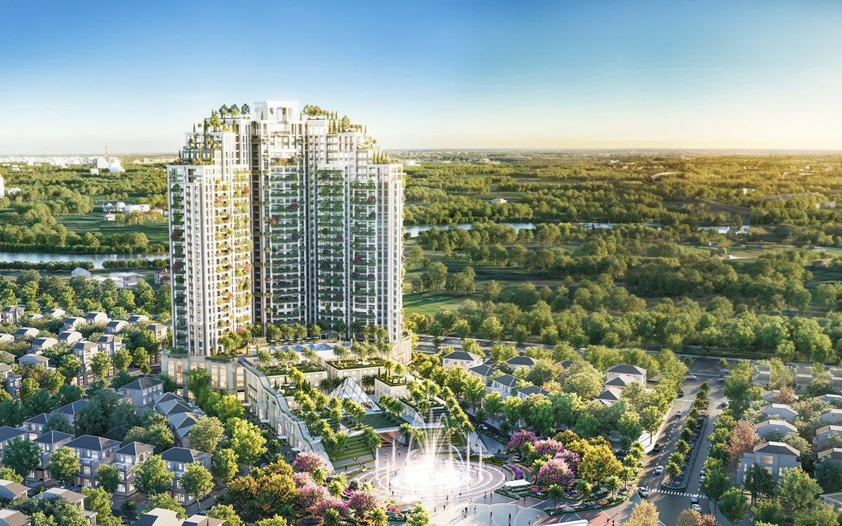 Eco Central Park: Công trình biểu tượng đang dần định hình trên đại công viên xanh