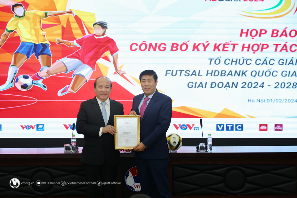 VOV hợp tác tổ chức các giải futsal quốc gia giai đoạn 2024-2028- Ảnh 4.