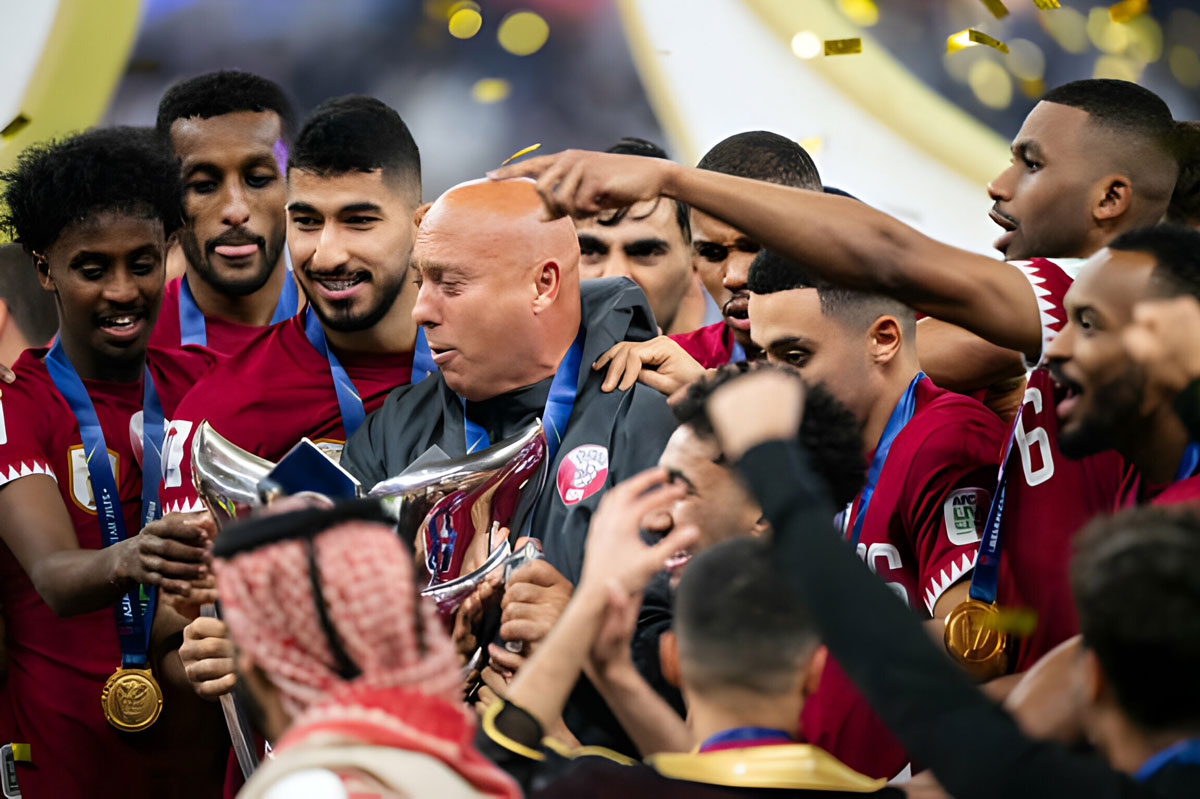 Giúp Qatar vô địch Asian Cup 2024, HLV Marquez bóng gió về tương lai- Ảnh 1.