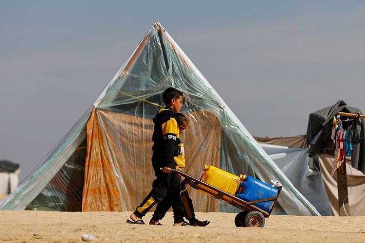 Hình ảnh nạn đói đạt đến mức khủng hoảng ở dải Gaza- Ảnh 4.