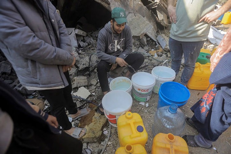 Hình ảnh nạn đói đạt đến mức khủng hoảng ở dải Gaza- Ảnh 6.