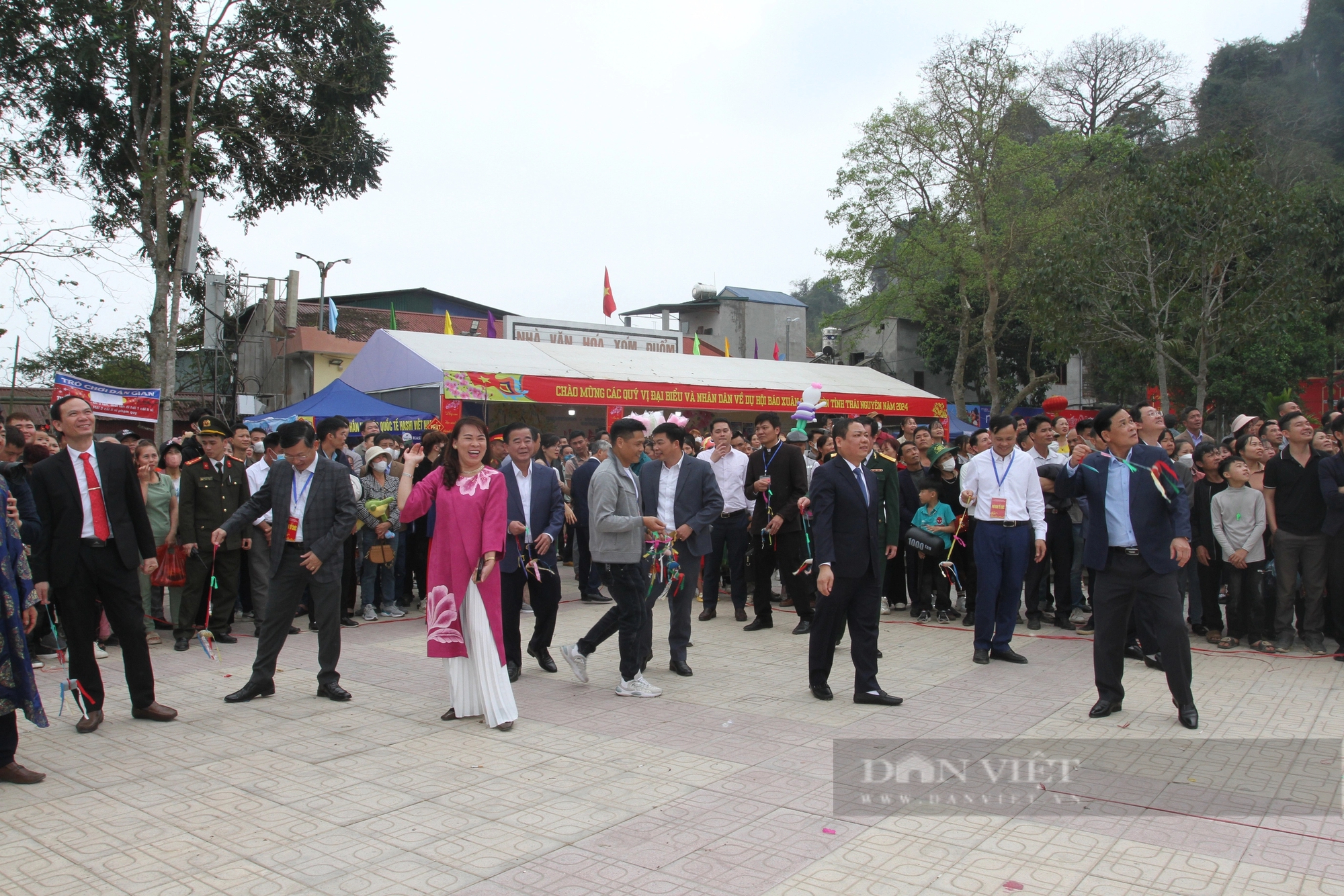 Thai Nguyen: Opening of Duom Temple festival combined with the 2024 Xuan Giap Thin Press Conference - Photo 6.