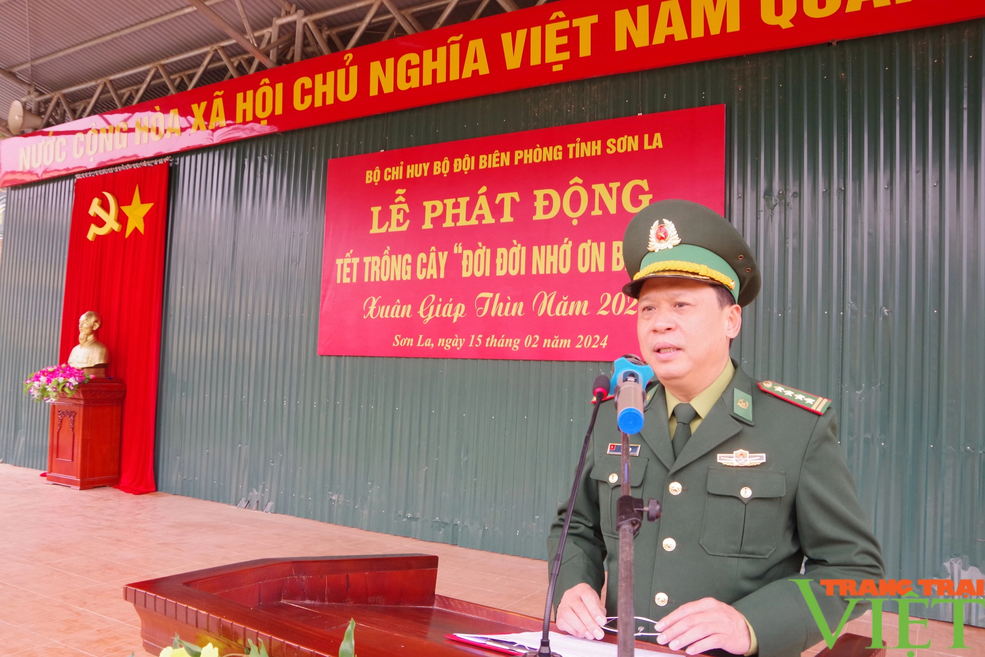 Bộ chỉ huy BĐBP Sơn La trồng hơn 1.000 cây xanh- Ảnh 2.