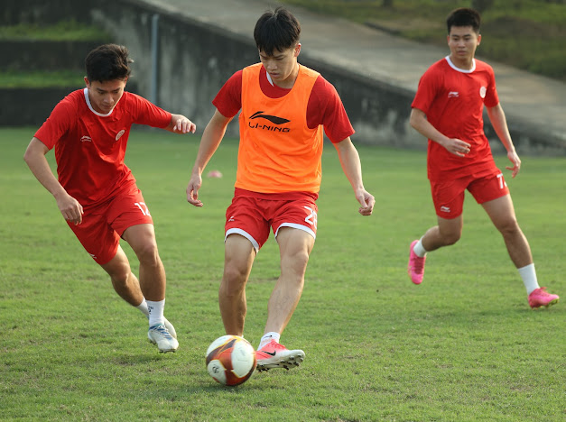CLB Thể Công - Viettel tích cực tập luyện chuẩn bị đấu Khánh Hòa FC- Ảnh 8.