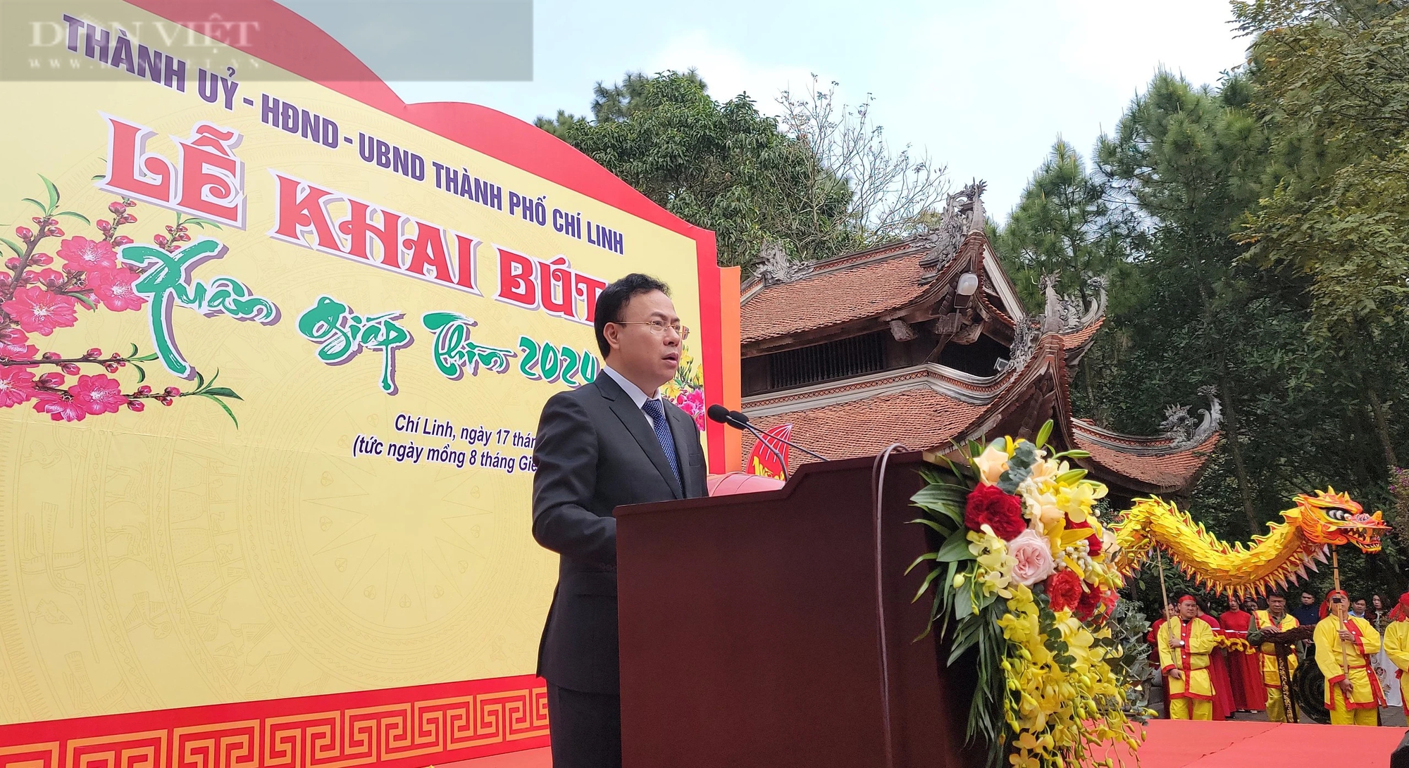 Quỹ Khuyến học TP. Chí Linh đón nhận hơn 1,5 tỷ đồng tại lễ khai bút đầu xuân Giáp Thìn 2024- Ảnh 3.