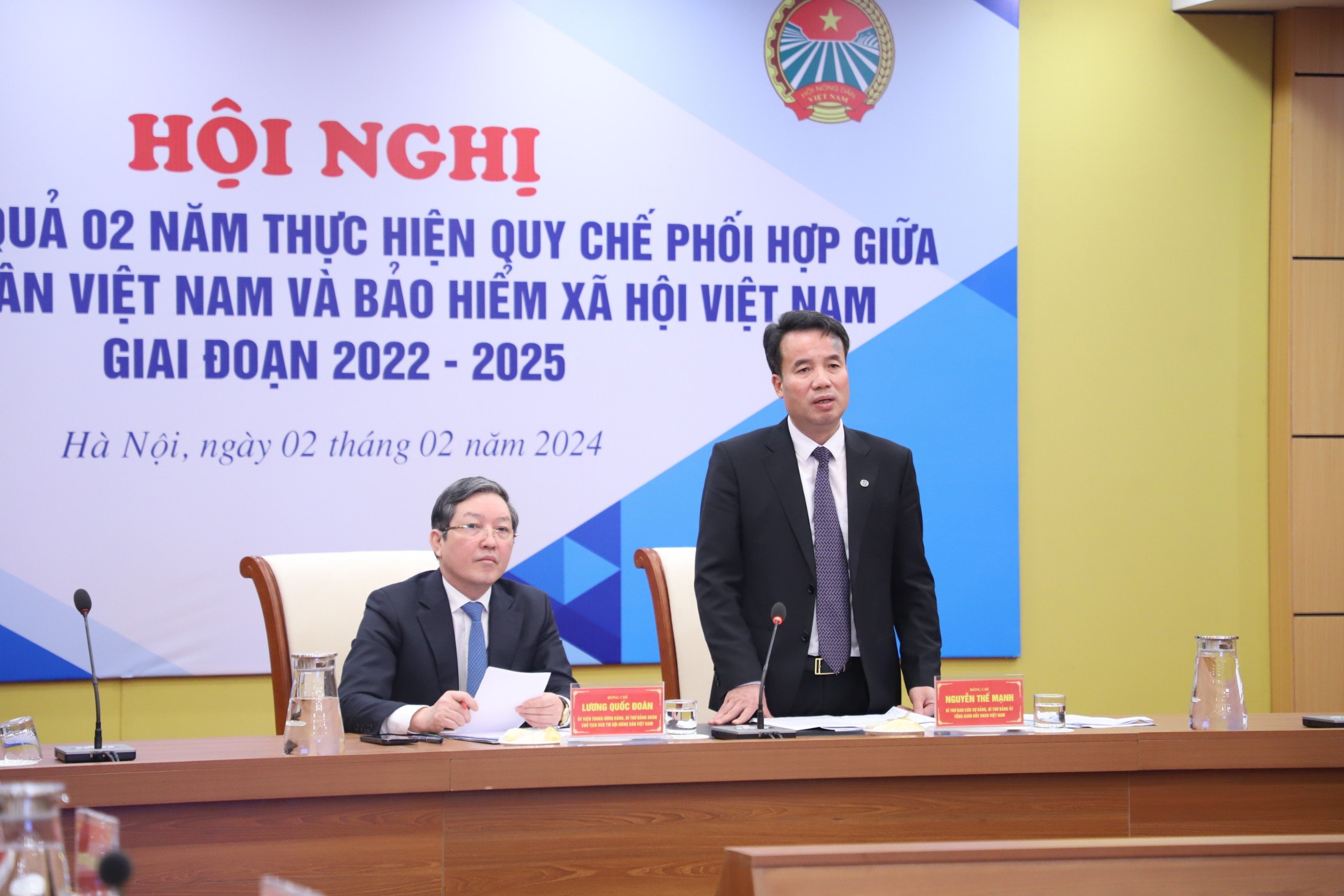 Hội Nông dân Việt Nam, BHXH Việt Nam tổ chức đánh giá kết quả 2 năm thực hiện quy chế phối hợp- Ảnh 3.