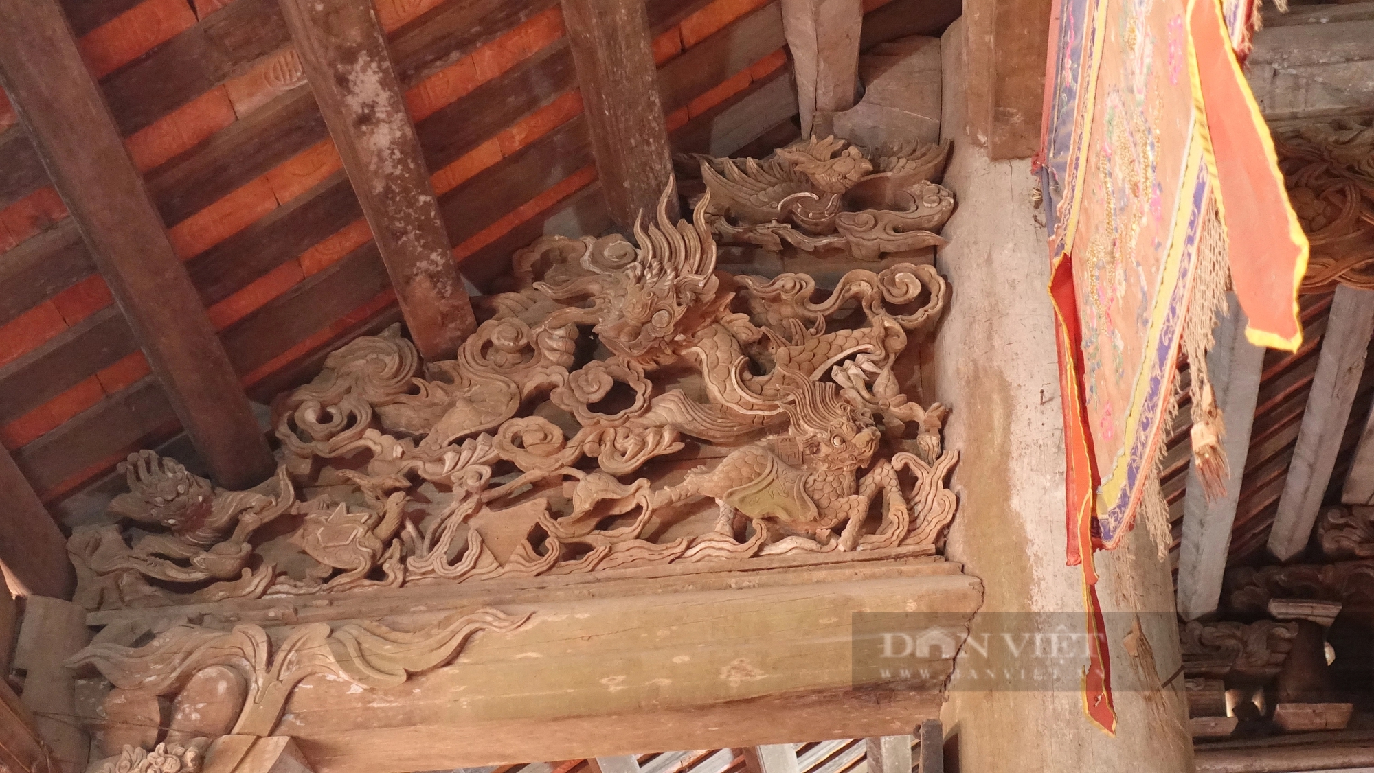 Nét độc đáo bên trong ngôi đình cổ Yên Lạc ở Thủ đô- Ảnh 4.