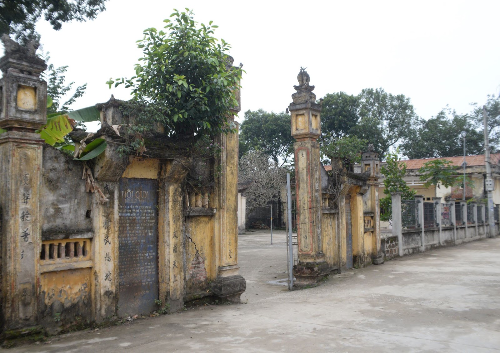 Nét độc đáo bên trong ngôi đình cổ Yên Lạc ở Thủ đô- Ảnh 1.