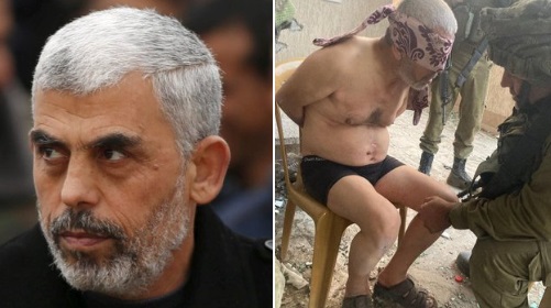 Thực hư bức ảnh thủ lĩnh Sinwar khét tiếng của Hamas bị Israel bắt giữ lan truyền trên mạng  - Ảnh 1.