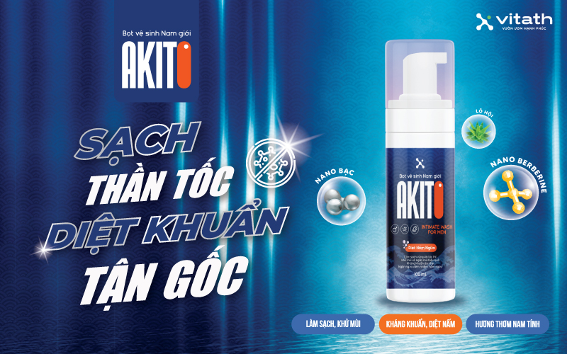 Bọt vệ sinh nam giới Akito: Hiệu quả tuyệt vời trong việc vệ sinh, kháng khuẩn, chống viêm và hỗ trợ diệt nấm- Ảnh 3.