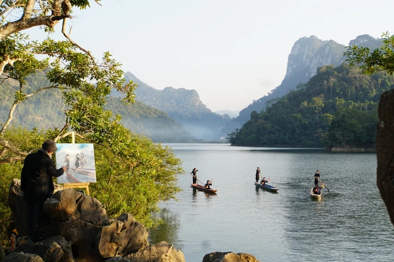 Hồ nước ngọt tự nhiên lớn nhất Việt Nam, có từ cách nay 200 triệu năm là một hồ nổi tiếng ở Bắc Kạn- Ảnh 1.