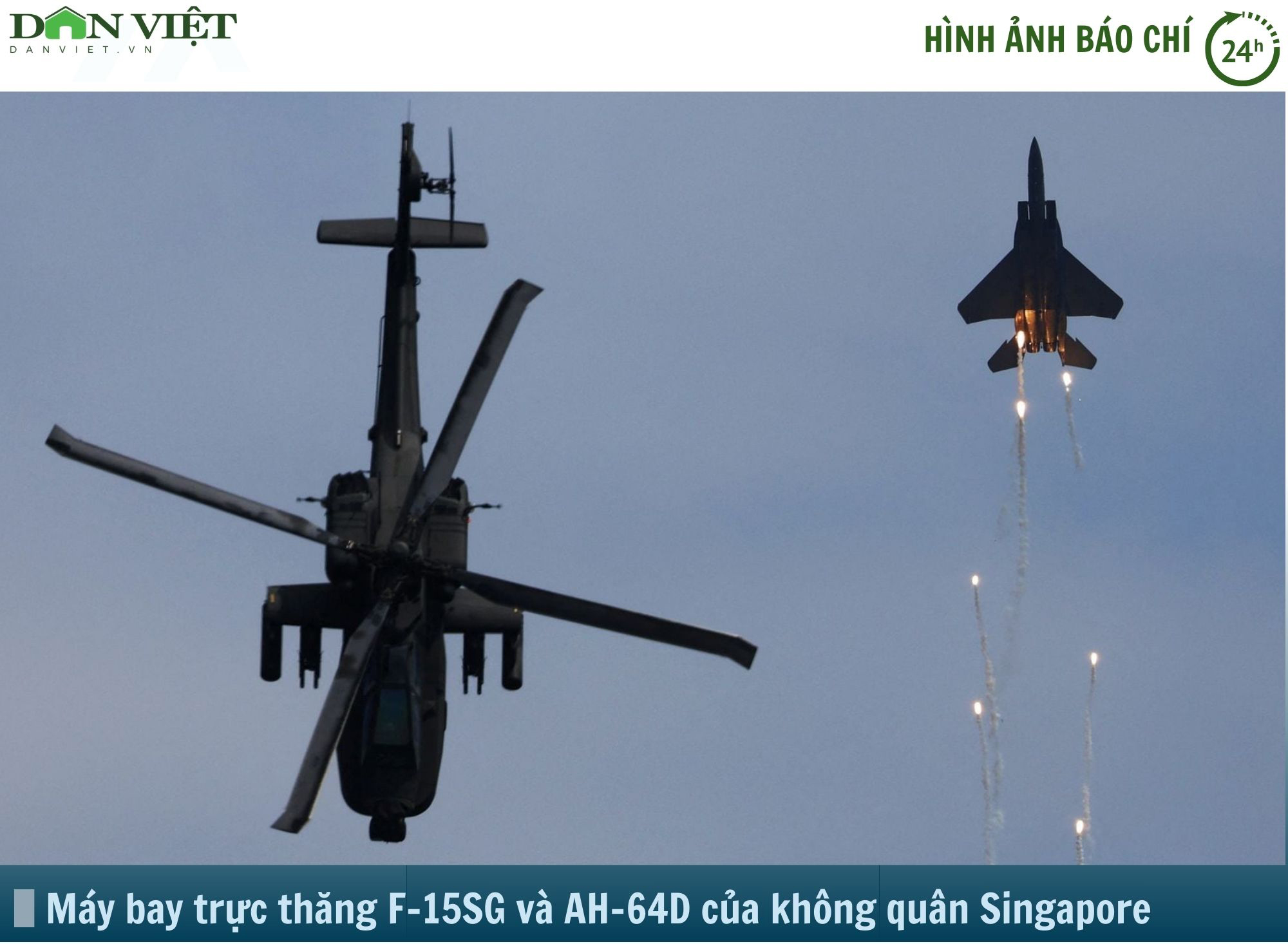 Hình ảnh báo chí 24h: Máy bay trực thăng Singapore trình diễn ấn tượng trên bầu trời- Ảnh 1.