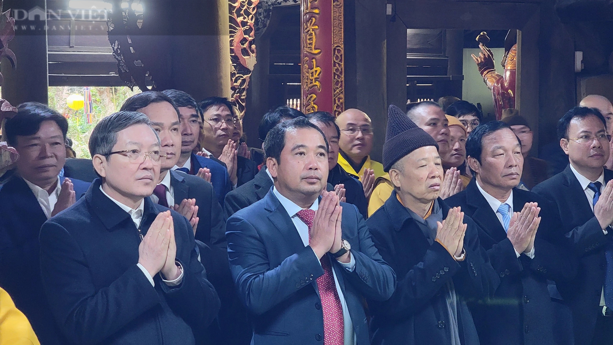 Lễ công bố Bảo vật Quốc gia bộ tượng Tam Thế Phật, khai hội mùa xuân Côn Sơn - Kiếp Bạc- Ảnh 13.