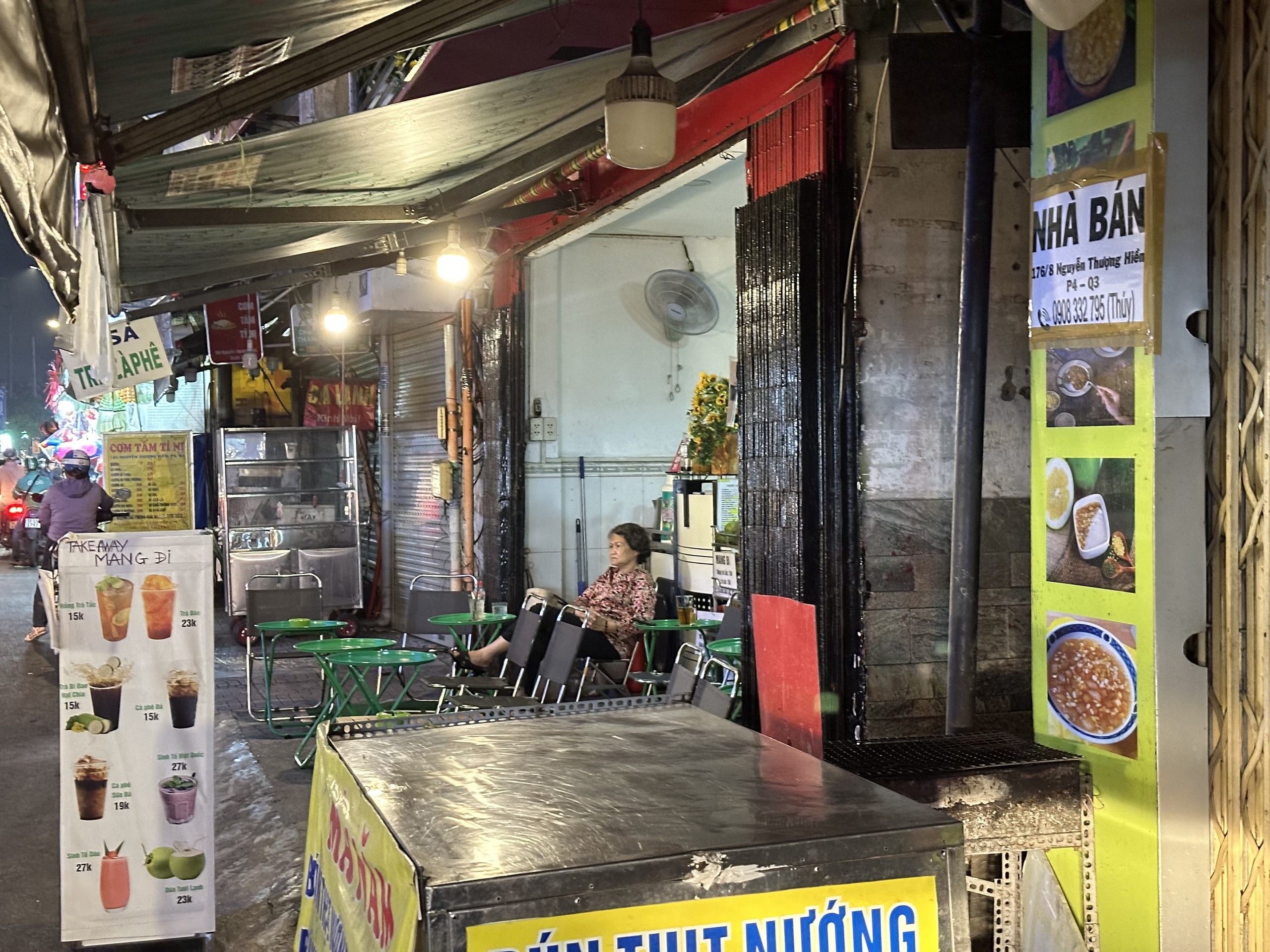 Phố ẩm thực Nguyễn Thượng Hiền vắng hoe ngày cuối tuần, nhiều tuyến phố đêm dần bị "lãng quên"- Ảnh 4.