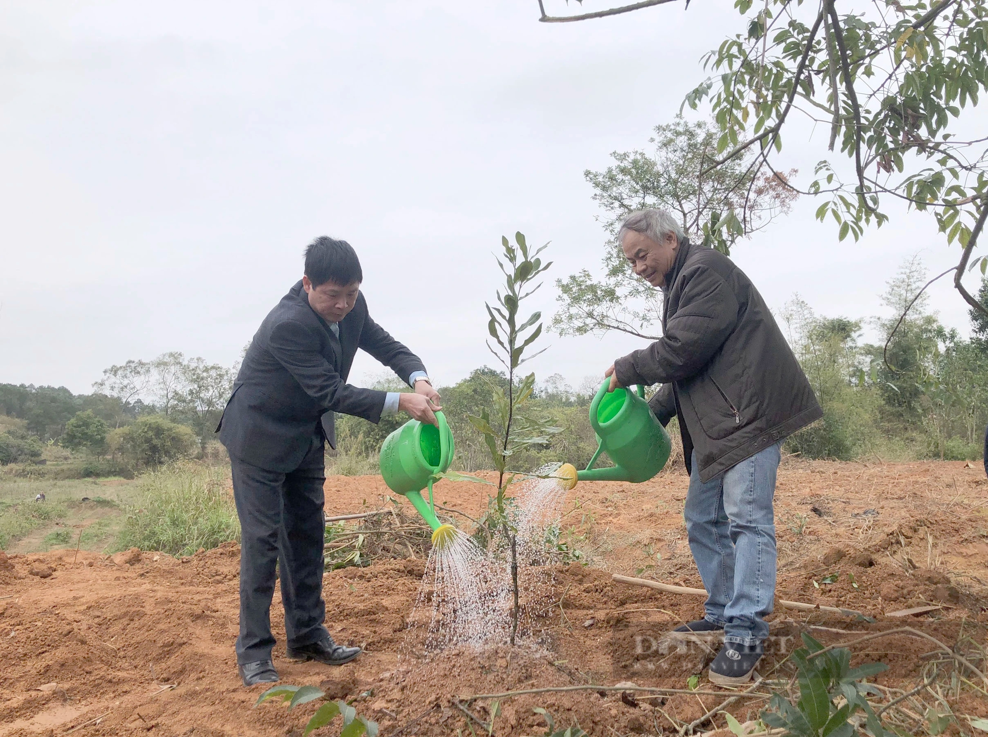 Lạng Sơn: Hình ảnh nông dân Lộc Bình phấn khởi nhận gần 4.000 cây giống mắc ca- Ảnh 6.