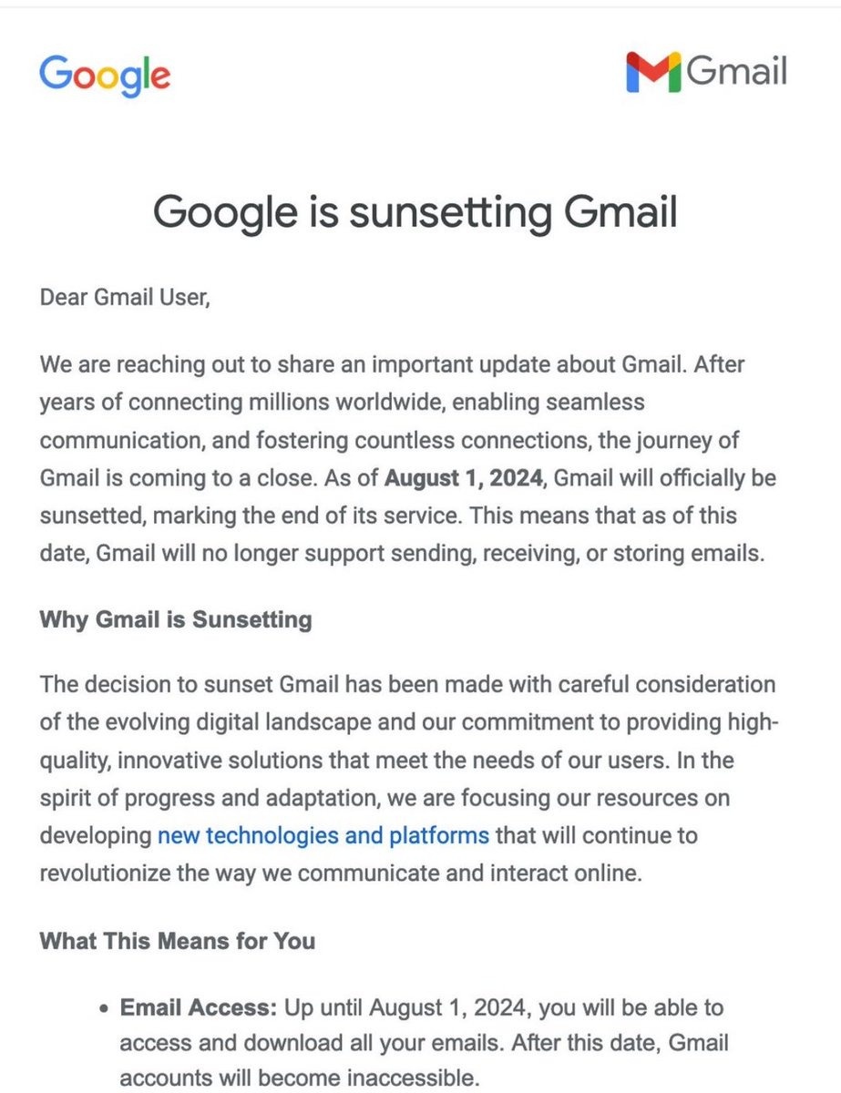 Dậy sóng tin đồn Gmail bị khai tử- Ảnh 2.