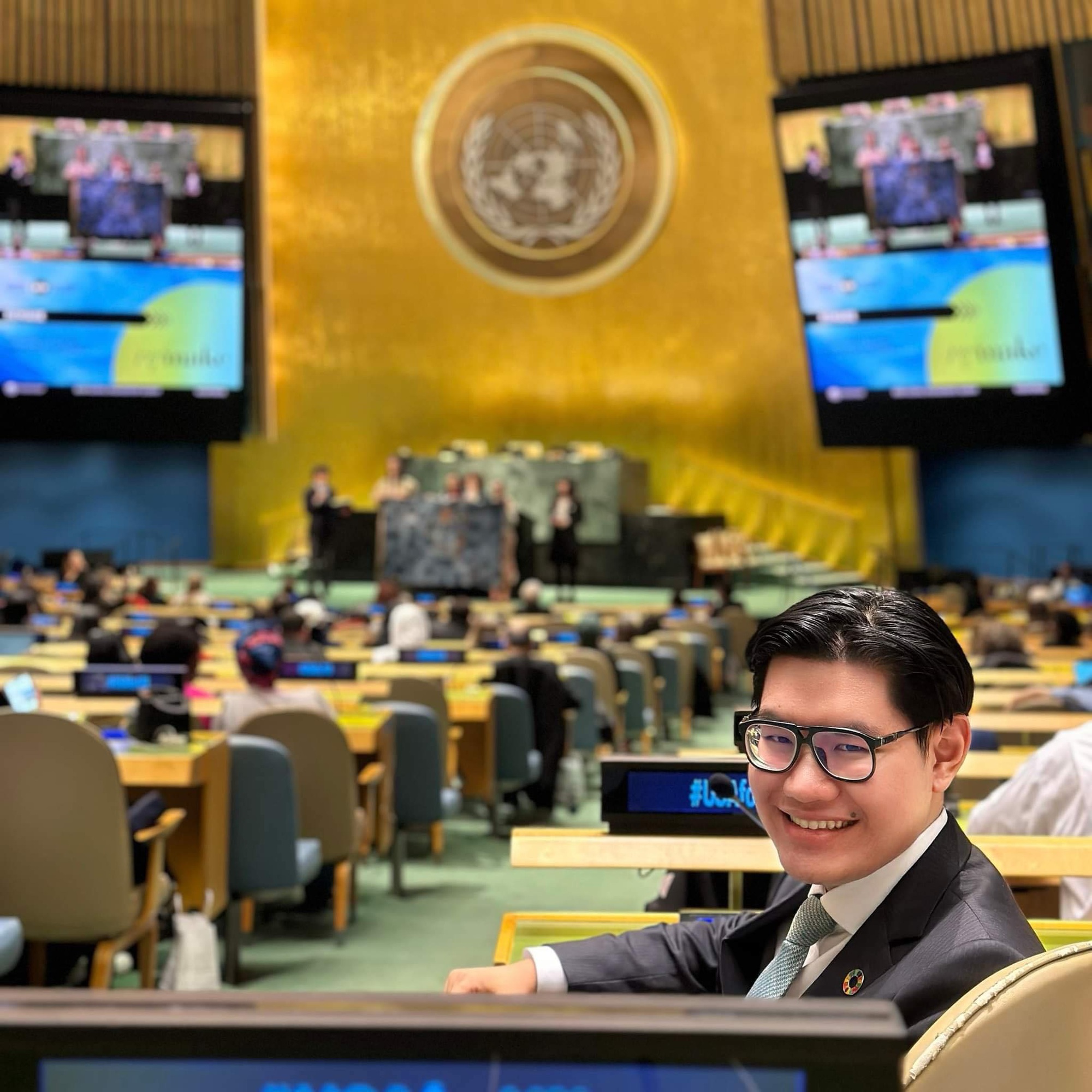 Nam sinh Việt Nam 22 tuổi phát biểu tại Đại hội đồng Liên hợp quốc - Ảnh 3.
