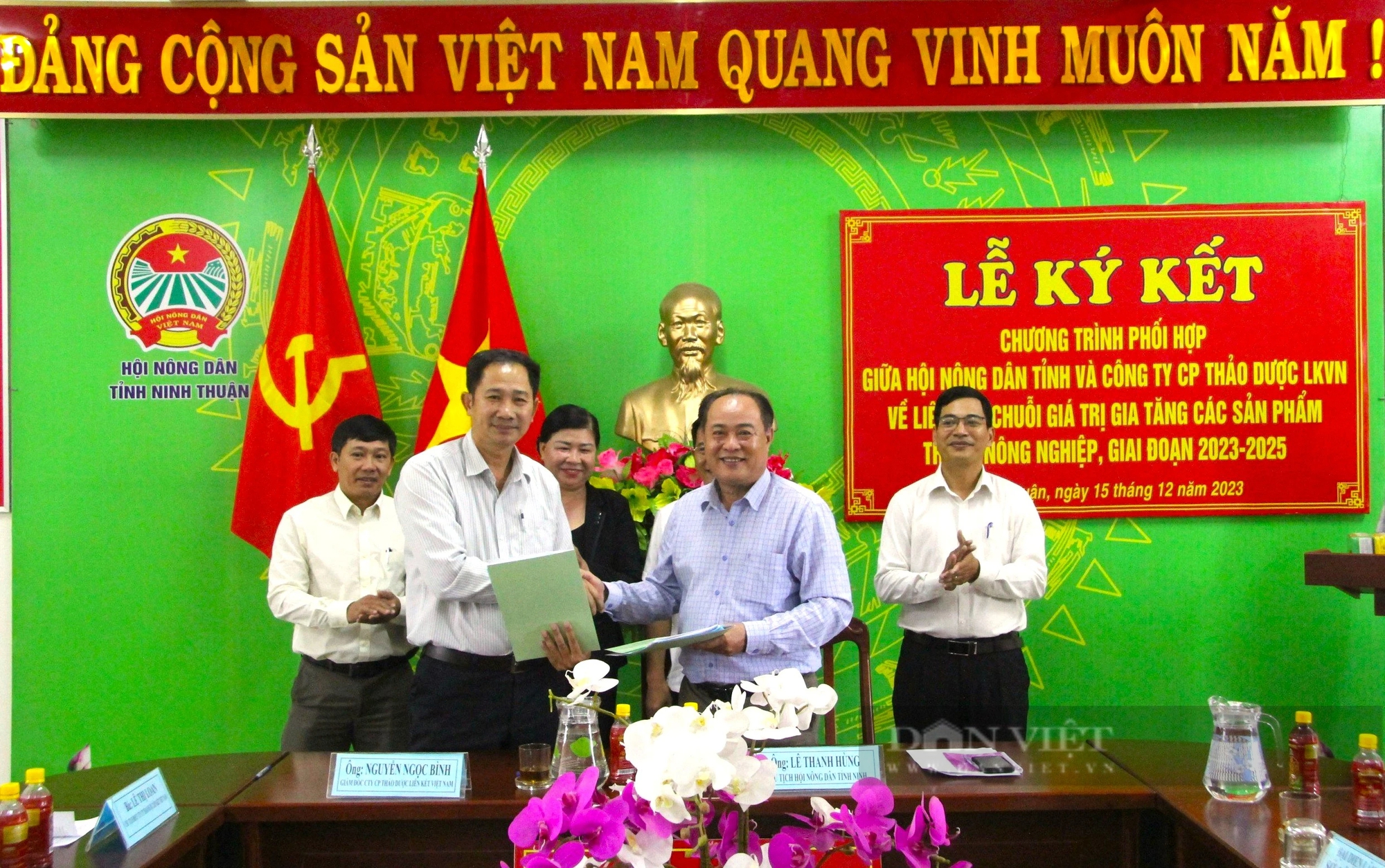 Ông Lê Thanh Hùng-Chủ tịch Hội Nông dân Ninh Thuận kỳ vọng Quyết định 182 trong phát triển kinh tế tập thể- Ảnh 2.