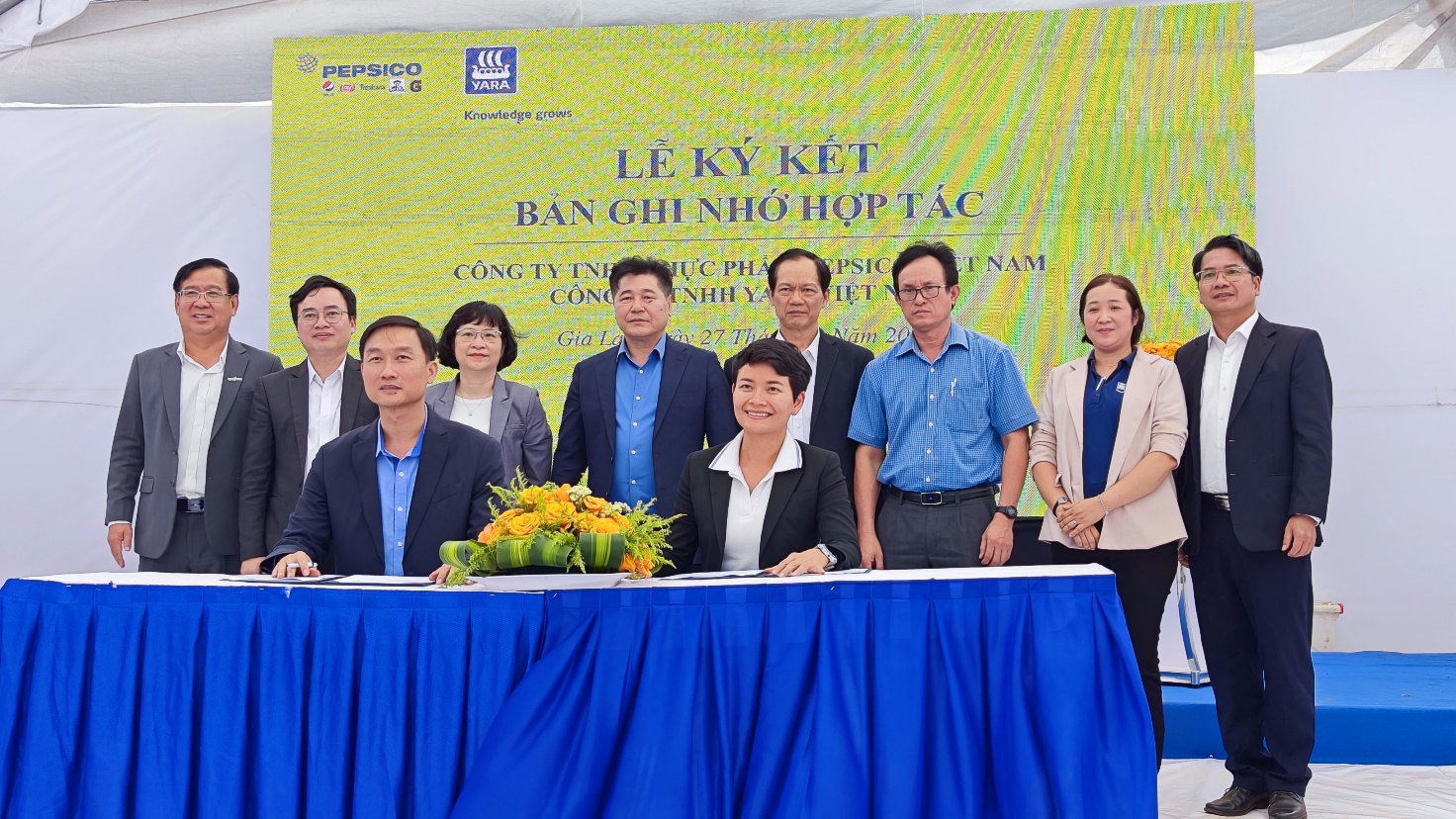 Yara Việt Nam hợp tác cùng Pepsico Foods Việt Nam vì nền nông nghiệp phát triển bền vững- Ảnh 1.