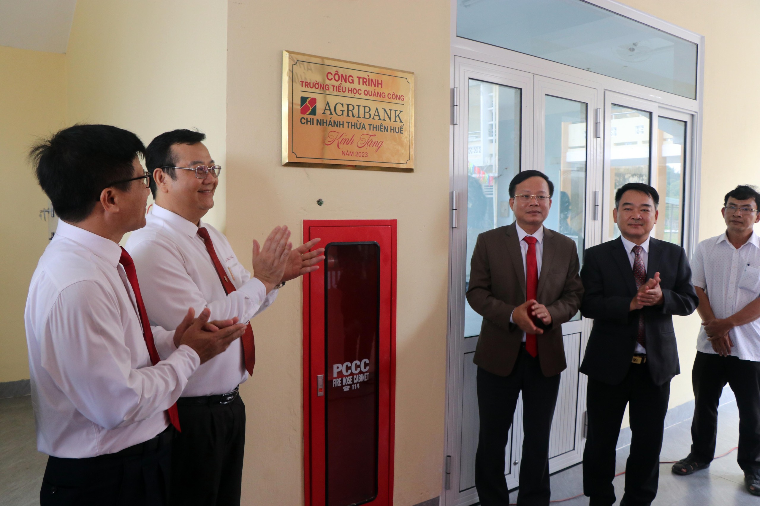 Thừa Thiên Huế: Khánh thành ngôi trường mới ở vùng 'rốn lũ' Quảng Công do Agribank tài trợ- Ảnh 3.