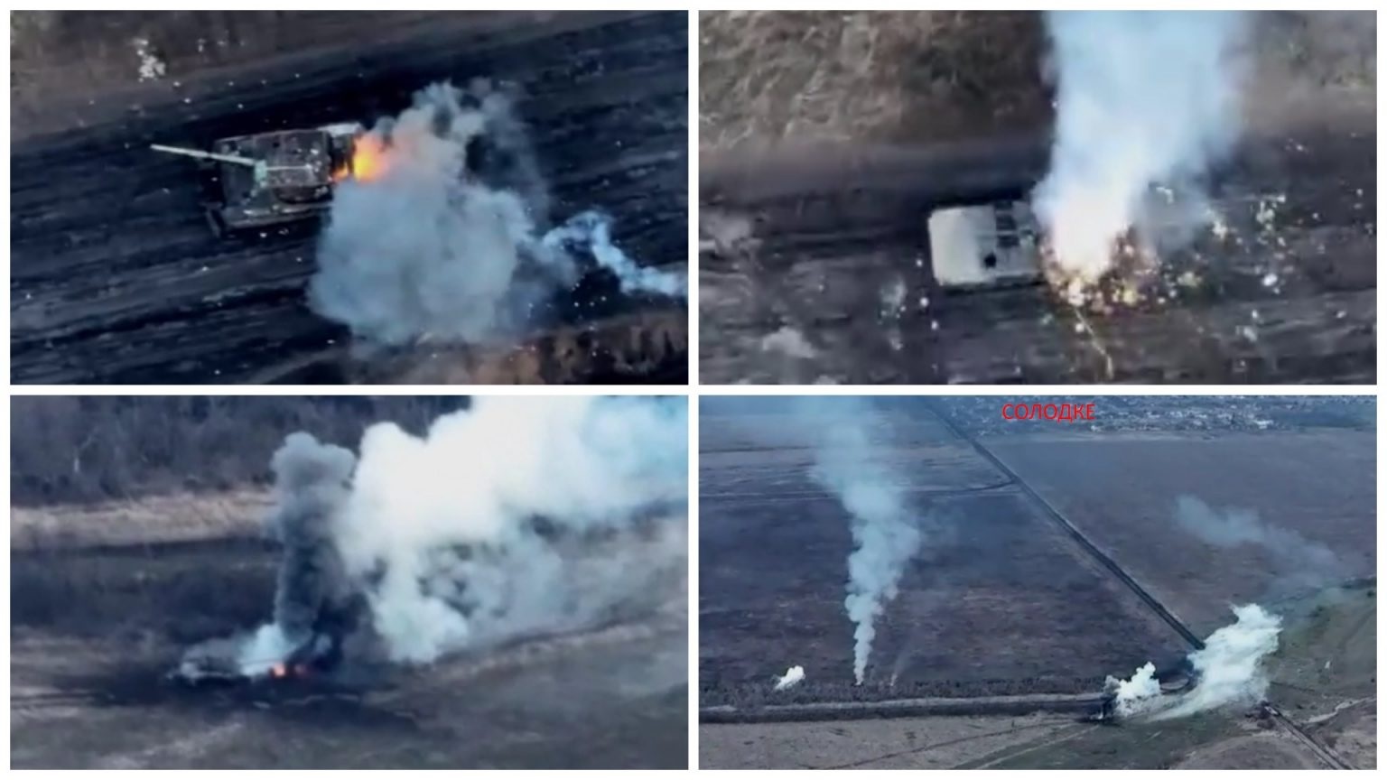 Video Ukraine hủy diệt 2 đoàn xe thiết giáp 'khủng' của quân Nga trong trận chiến ác liệt ở Donetsk- Ảnh 1.