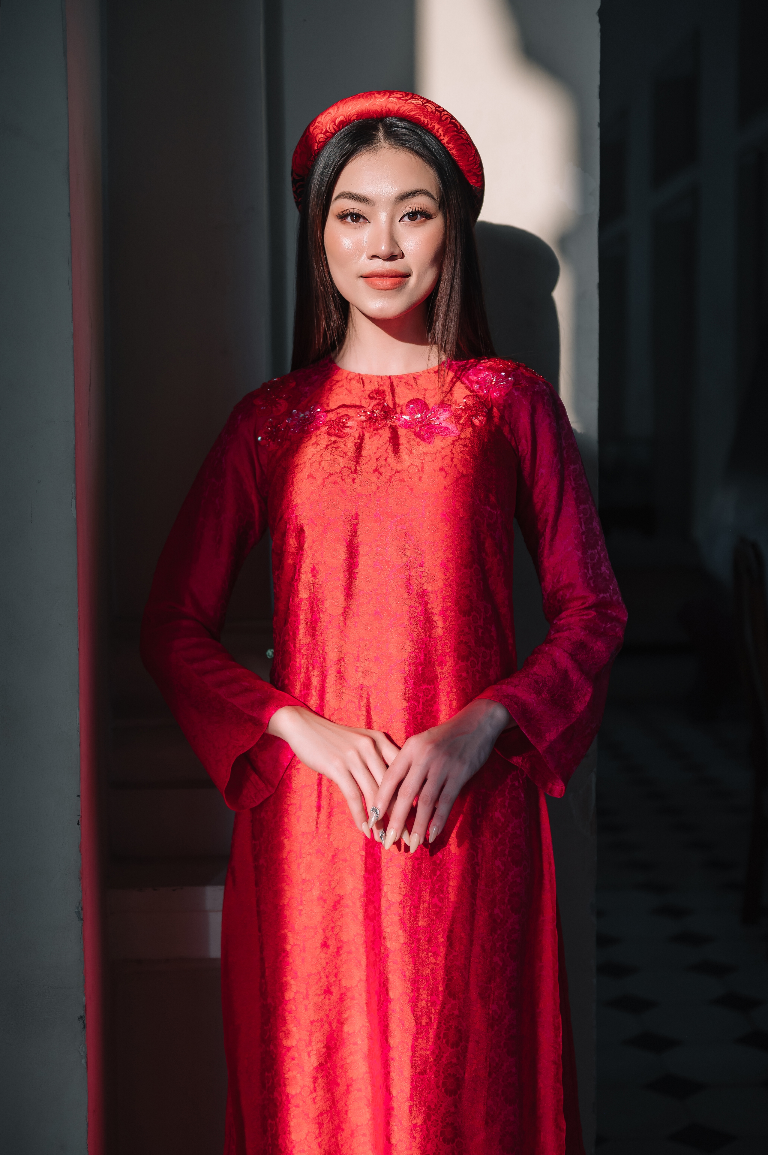 Đoàn Thu Thủy Á hậu Miss Global 2023 gửi lời chúc Tết Nguyên đán 2024 đến Nhịp Cầu Nhân Ái Báo Dân Việt - Ảnh 1.