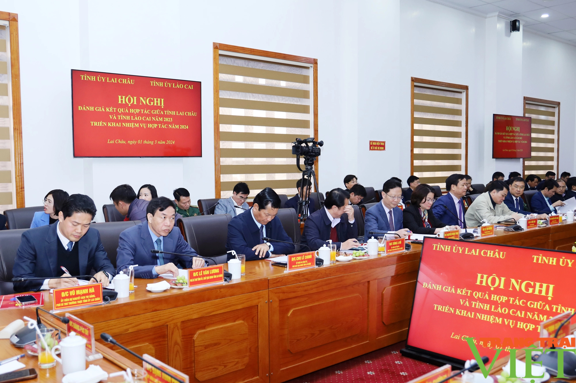 Lai Châu - Lào Cai: Đánh giá kết quả hợp tác giữa Ban Thường vụ 2 tỉnh năm 2023, triển khai nhiệm vụ năm 2024- Ảnh 3.