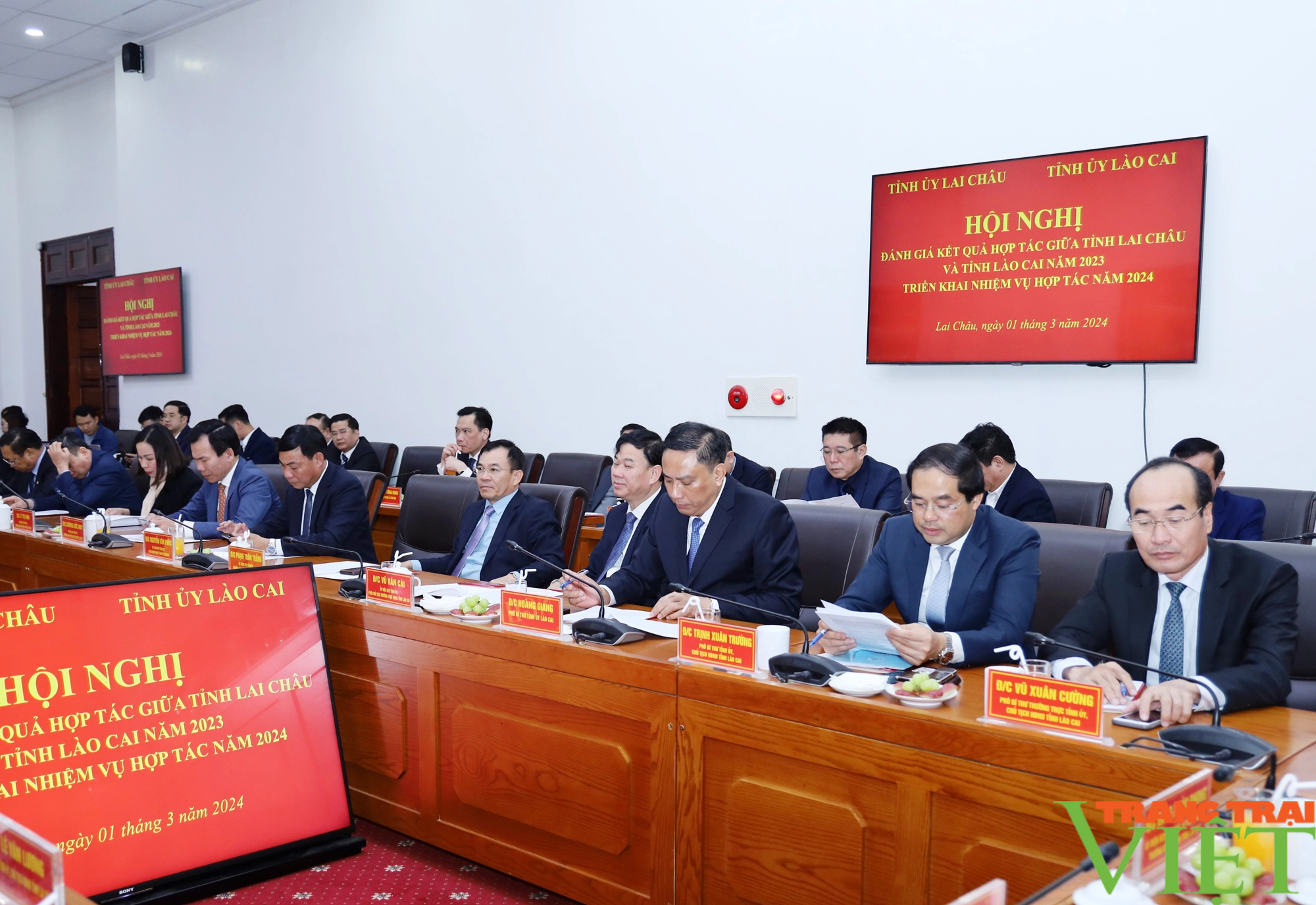 Lai Châu - Lào Cai: Đánh giá kết quả hợp tác giữa Ban Thường vụ 2 tỉnh năm 2023, triển khai nhiệm vụ năm 2024- Ảnh 4.