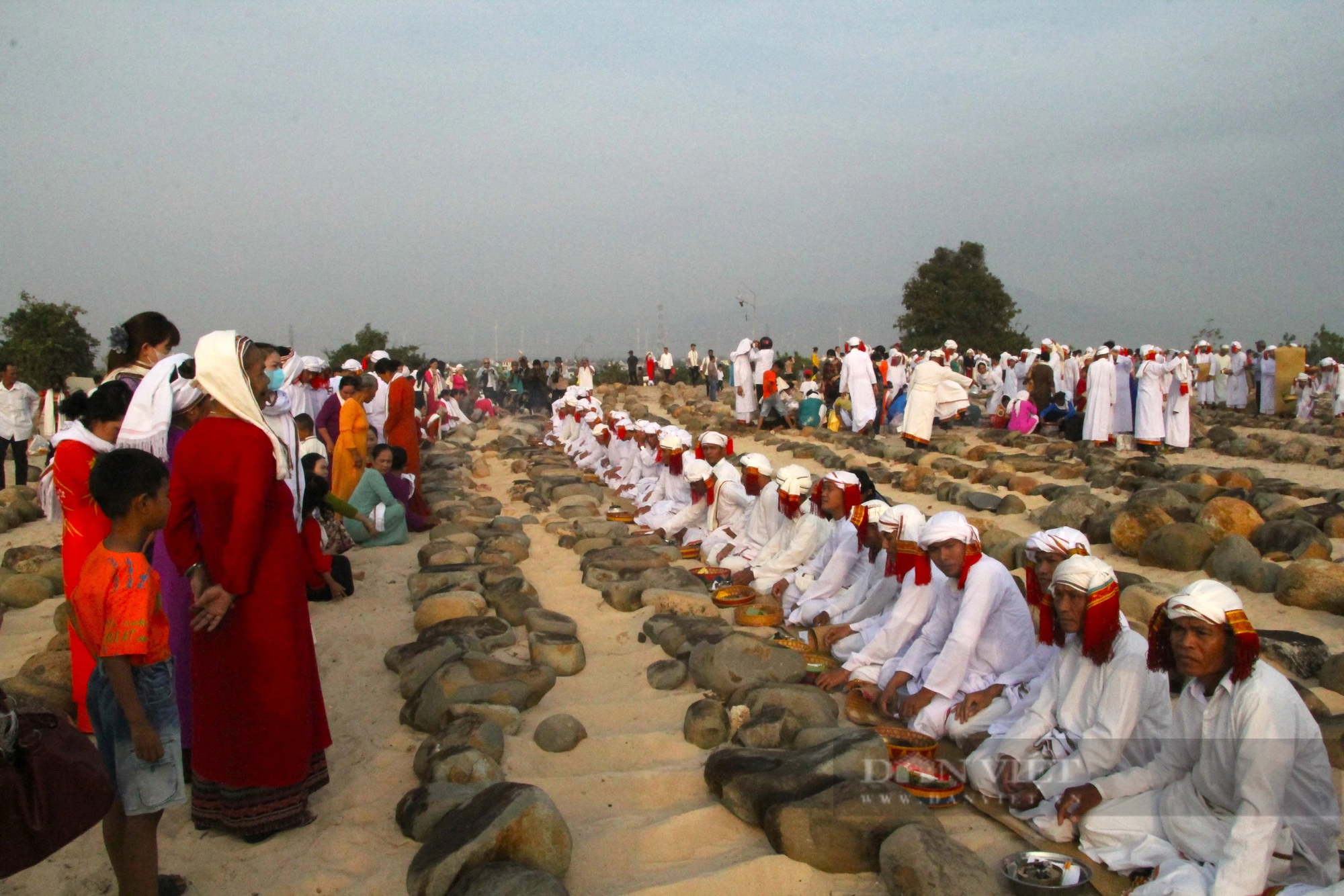 Hàng ngàn người Chăm Hồi giáo Bàni và Islam tưng bừng đi tảo mộ đón Tết Ramưwan ở Ninh Thuận- Ảnh 1.