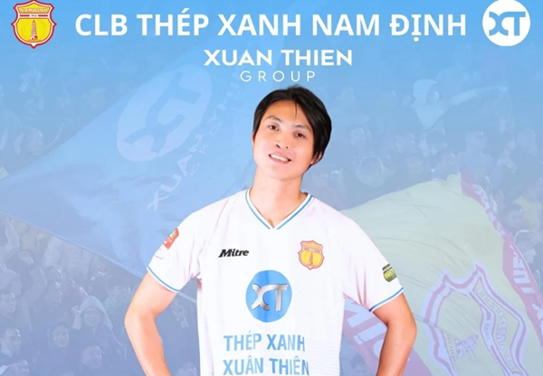 Chuyển đến Thép Xanh Nam Định, Tuấn Anh nói gì?- Ảnh 1.