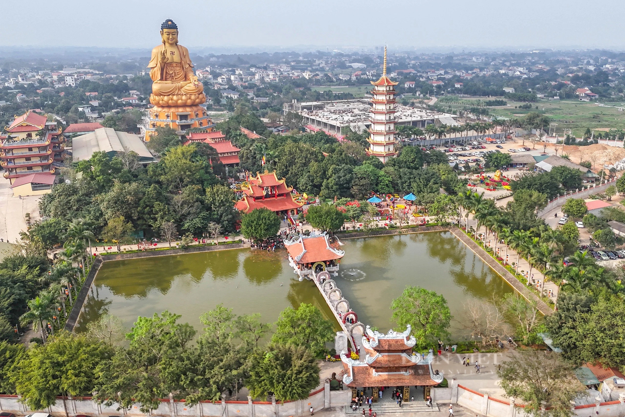 Chiêm ngưỡng đại tượng Phật cao 72 mét, bên trong có thang máy ở Hà Nội- Ảnh 1.