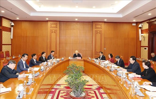 Tổng Bí thư chủ trì họp Tiểu ban Nhân sự Đại hội XIV của Đảng
- Ảnh 2.