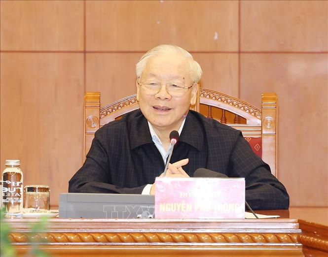 Toàn văn phát biểu chỉ đạo của Tổng Bí thư Nguyễn Phú Trọng tại cuộc họp Tiểu ban Nhân sự Đại hội XIV- Ảnh 1.