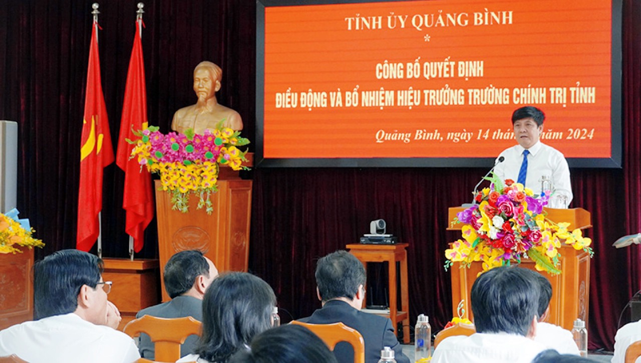 Ông Lê Công Toán giữ chức Hiệu trưởng Trường Chính trị Quảng Bình- Ảnh 3.