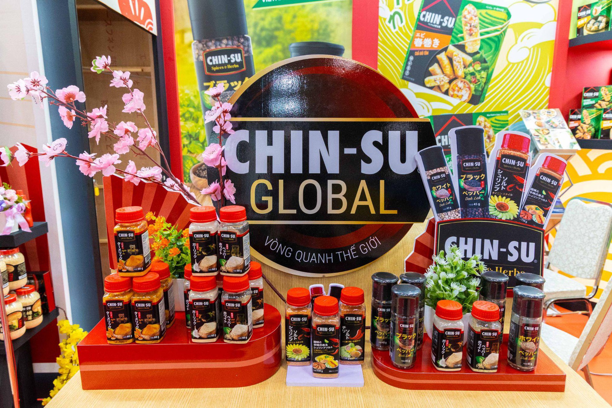 Bước tiến mới của Chin-su: Ra mắt bộ gia vị hạt và bột đặc sản Việt Nam tại triển lãm lớn nhất Foodex Nhật Bản- Ảnh 1.